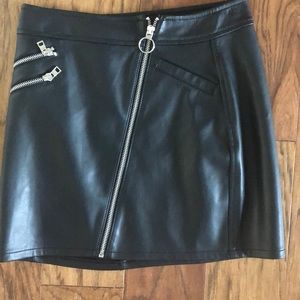 Leather skirt